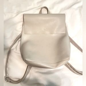 Roots leather backpack